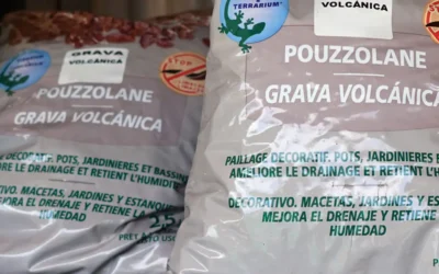 Grava volcánica para sustratos