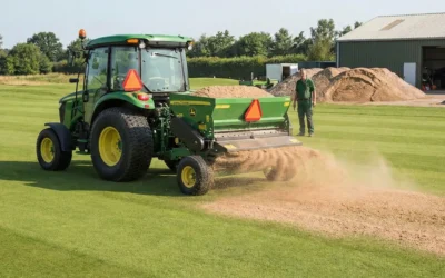 El recebo para el mantenimiento de grandes áreas verdes