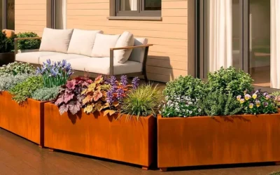 Jardineras de acero corten