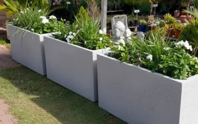 Jardineras de fibrocemento